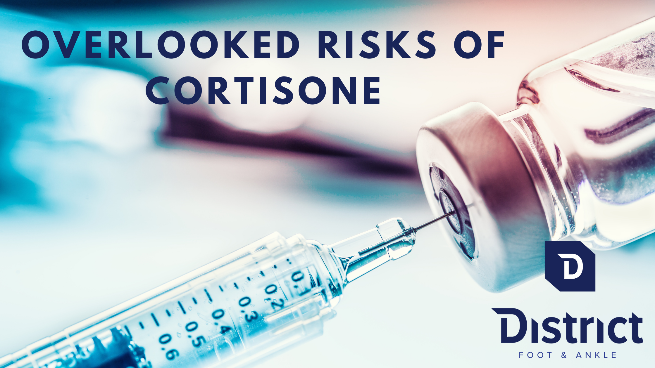 Risks of cortisone in the foot and ankle